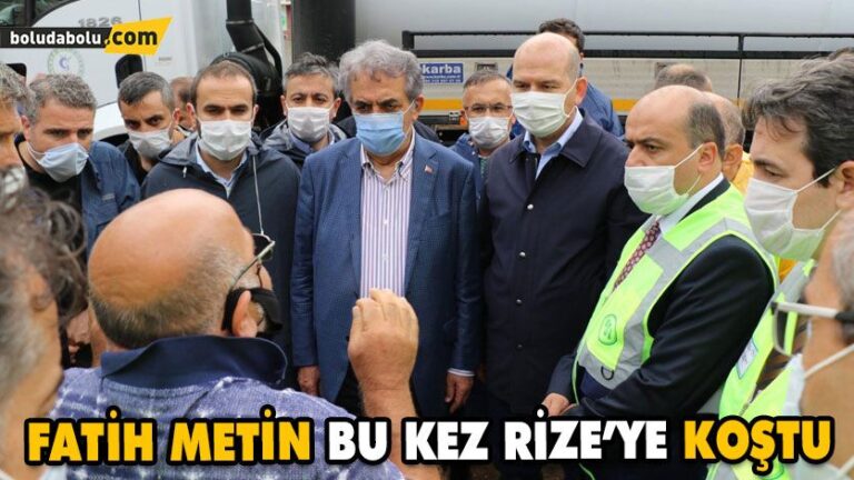 FATİH METİN BU KEZ RİZE’YE KOŞTU
