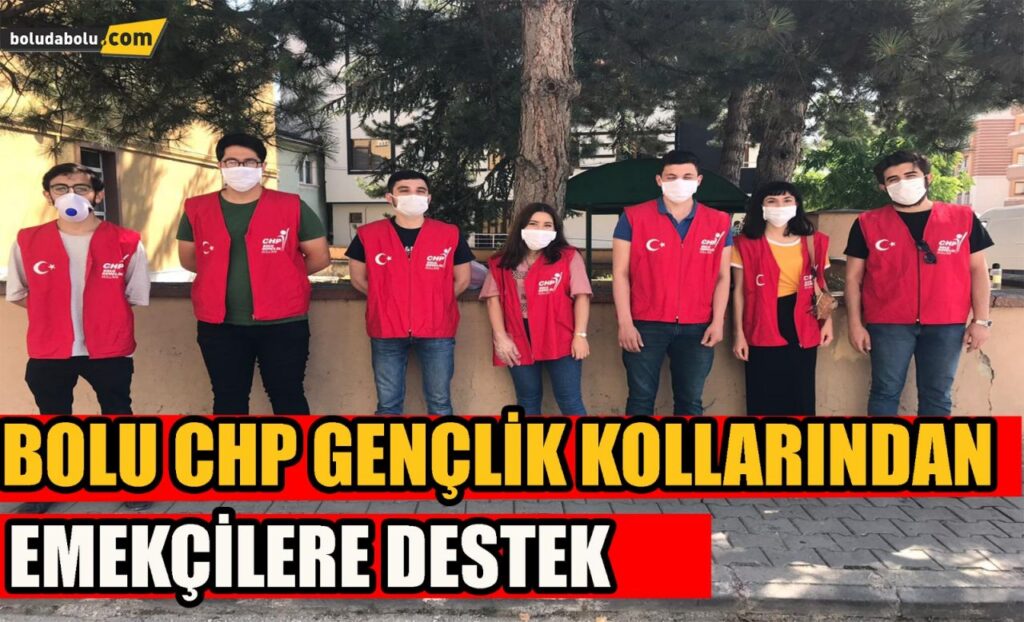 GENÇLİK KOLLARI’NDAN EMEKÇİLERE DESTEK GENÇLİK KOLLARI’NDAN EMEKÇİLERE DESTEK
