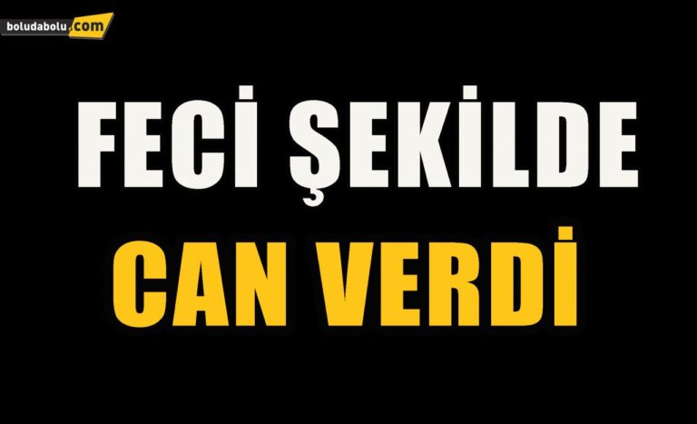 Düzce’de feci kaza