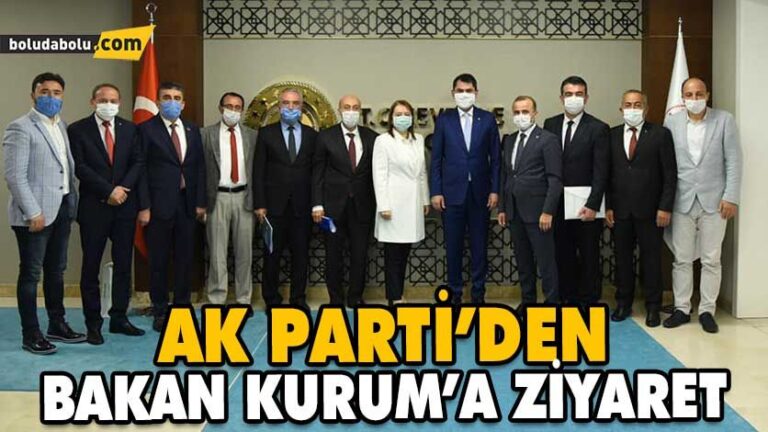 AK PARTİ’DEN BAKAN KURUM’A ZİYARET