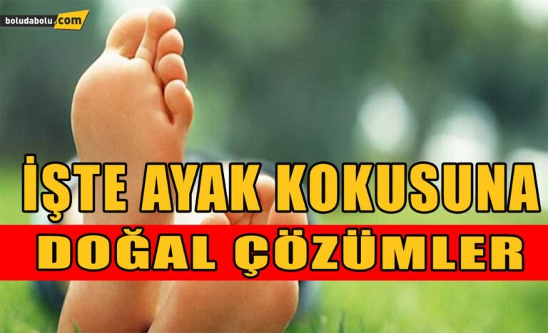 Ayak kokusuna doğal çözümler