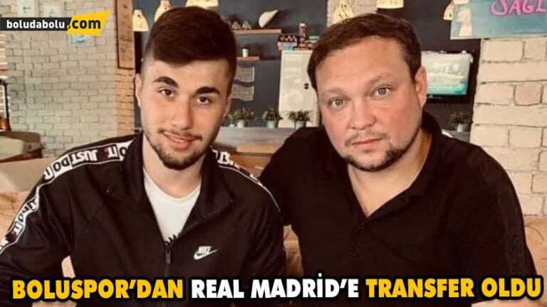 BOLUSPOR’DAN REAL MADRİD’E TRANSFER OLDU