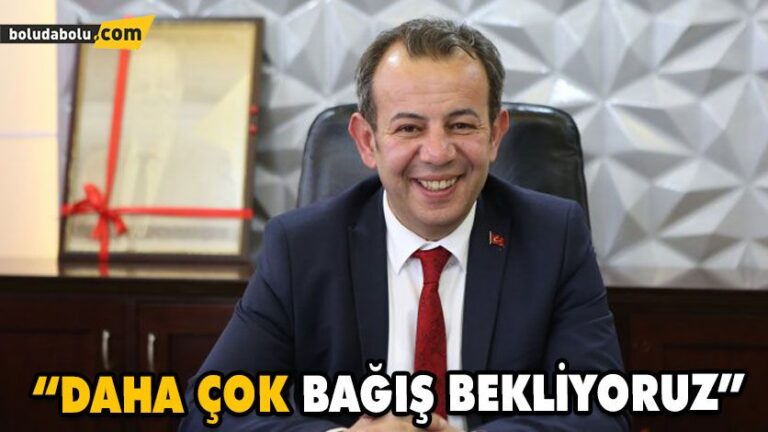 “YARDIM SEVER BOLU HALKINA TEŞEKKÜR EDİYORUZ, MİNNETTARIZ”