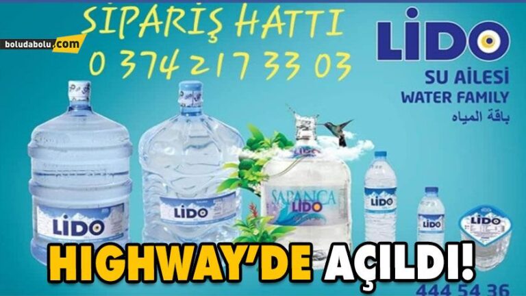 LİDO SU BOLU’DA