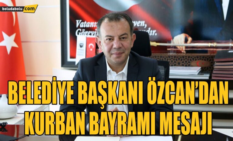 Belediye Başkanı Tanju Özcan’dan Kurban Bayramı mesajı