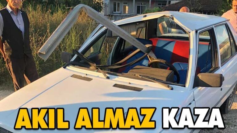 Akılalmaz kaza!