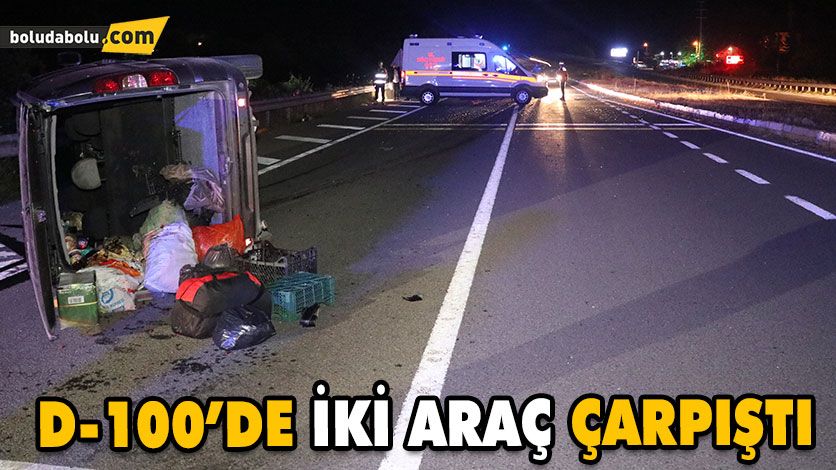 Otomobile Çarpan Hafif Ticari Araç Takla Attı: 3 Yaralı Otomobile Çarpan Hafif Ticari Araç Takla Attı: 3 Yaralı