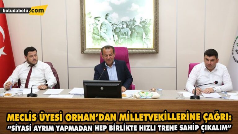 “SİYASİ AYRIM YAPMADAN HEP BİRLİKTE HIZLI TRENE SAHİP ÇIKALIM”