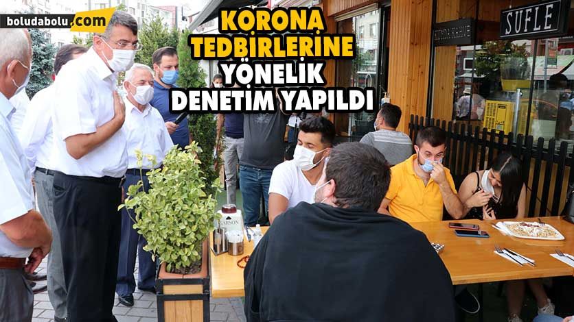 KORONA TEDBİRLERİNE YÖNELİK DENETİM YAPILDI KORONA TEDBİRLERİNE YÖNELİK DENETİM YAPILDI