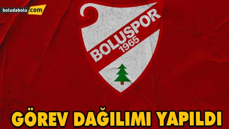 BOLUSPOR’DA GÖREV DAĞILIMI YAPILDI