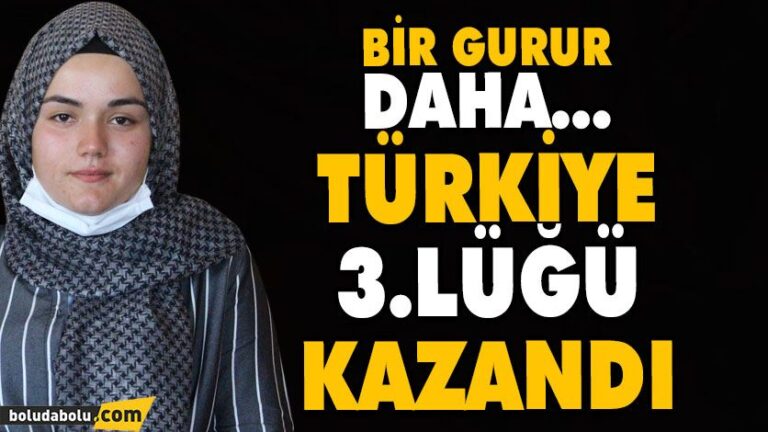 BÖLGE 1.’Sİ OLDU ARDINDAN TÜRKİYE 3.’SÜ