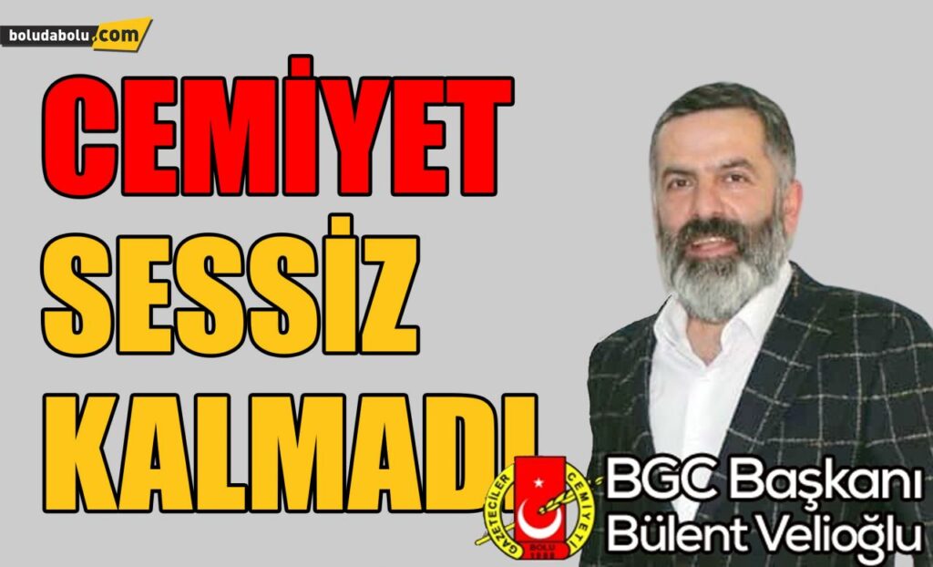 Cemiyetten sözde gazeteciye sert tepki Cemiyetten sözde gazeteciye sert tepki