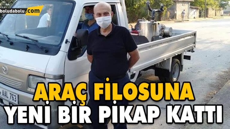 ARAÇ FİLOSUNA YENİ BİR PİKAP KATTI