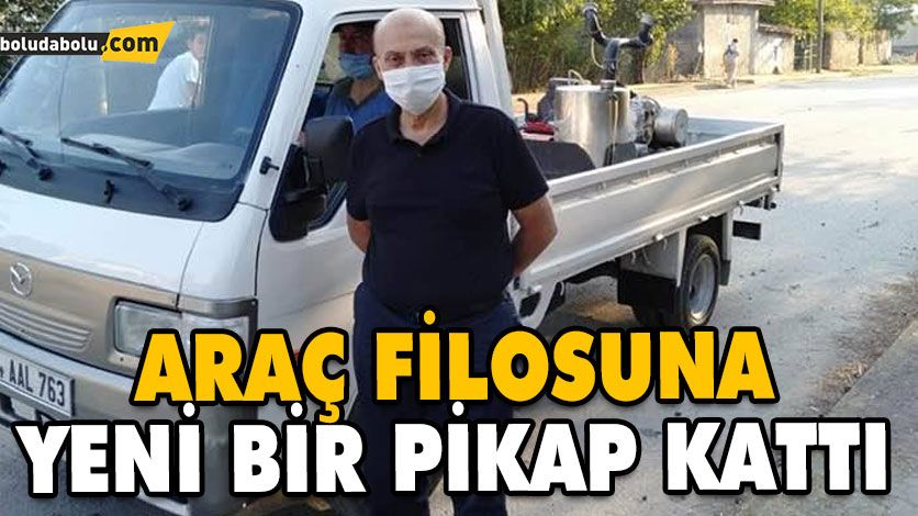 ARAÇ FİLOSUNA YENİ BİR PİKAP KATTI