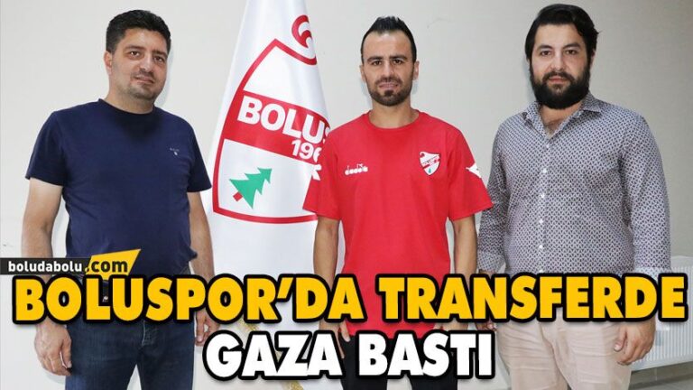 BOLUSPOR’DA BİR İMZA DAHA