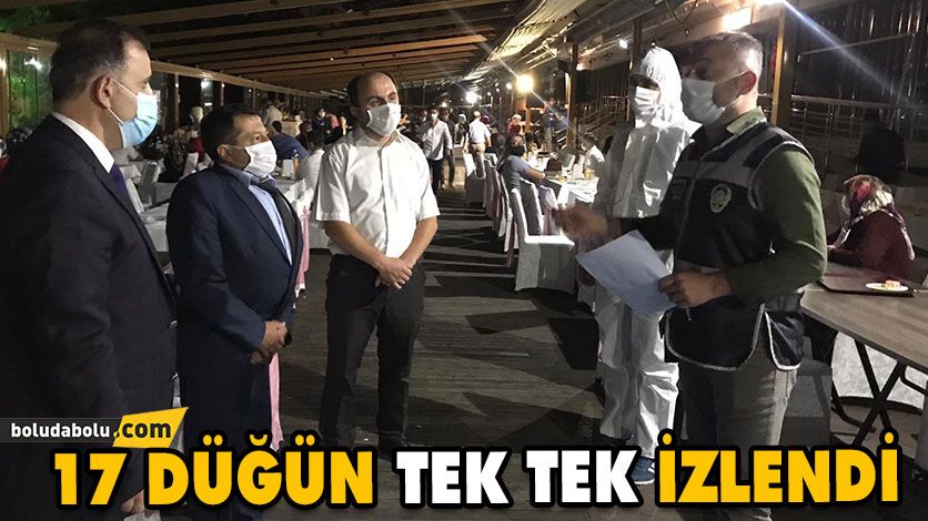 17 DÜĞÜN TEK TEK İZLENDİ 17 DÜĞÜN TEK TEK İZLENDİ