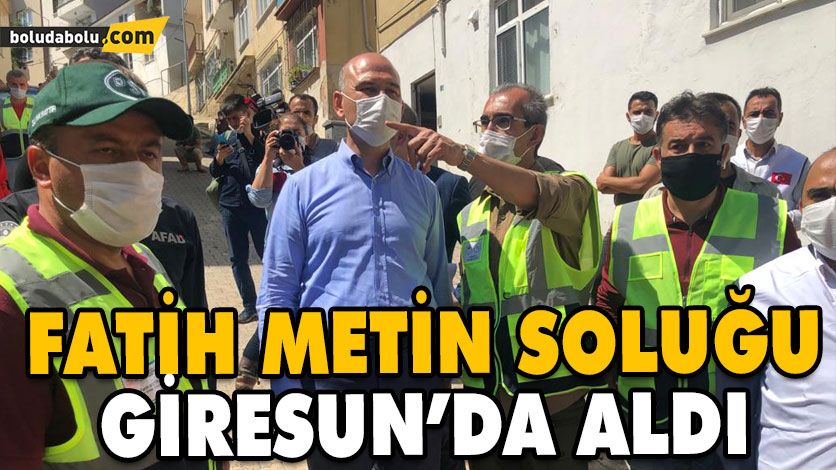 FATİH METİN SOLUĞU GİRESUN’DA ALDI FATİH METİN SOLUĞU GİRESUN’DA ALDI