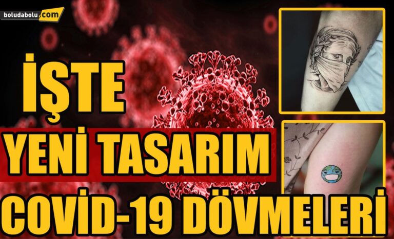 İşte yeni tasarım Covid-19 dövmeleri