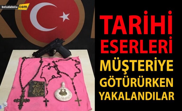 Bolu’da tarihi eser operasyonu: 2 gözaltı
