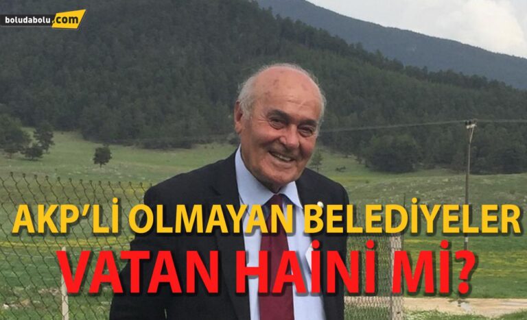AKP’li olmayan belediyeler vatan haini mi?