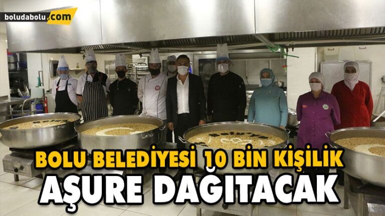 BOLU BELEDİYESİ 10 BİN KİŞİLİK AŞURE DAĞITACAK