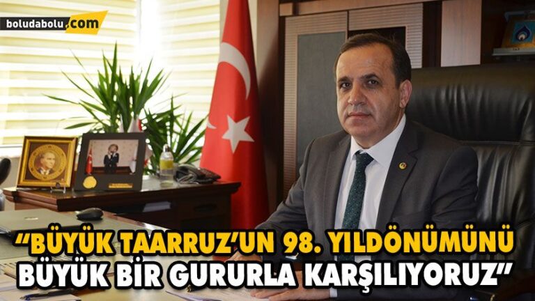 “BÜYÜK TAARRUZ’UN 98. YILDÖNÜMÜNÜ BÜYÜK BİR GURURLA KARŞILIYORUZ”