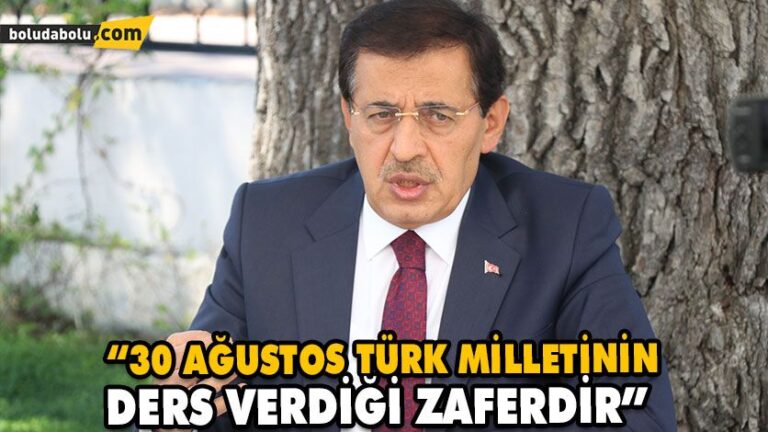 “30 AĞUSTOS TÜRK MİLLETİNİN DERS VERDİĞİ ZAFERDİR”
