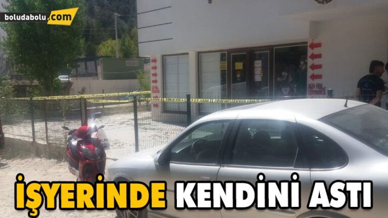 İŞYERİNDE KENDİNİ ASTI