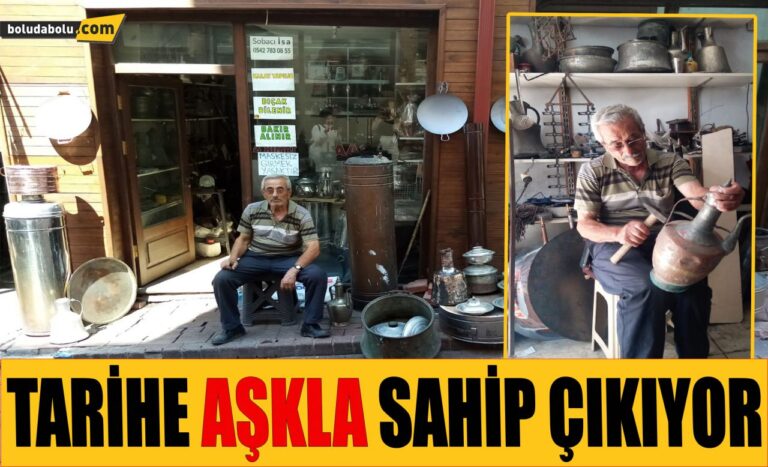 Tarihe aşkla sahip çıkıyor