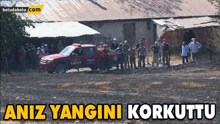 ANIZ YANGINI KORKUTTU
