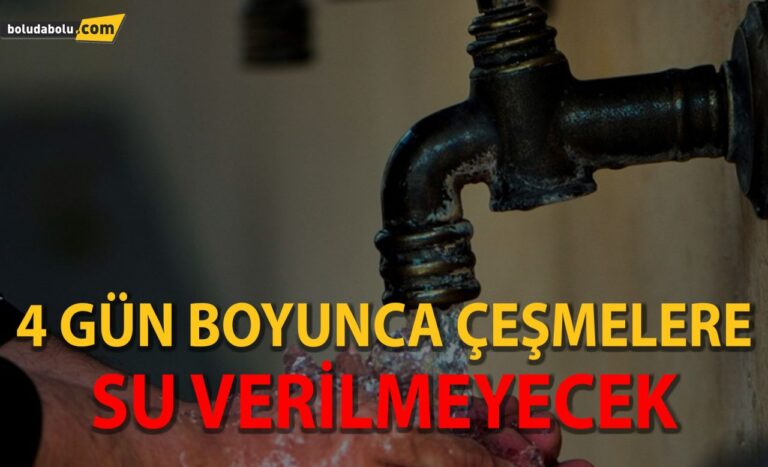4 GÜN SU YOK