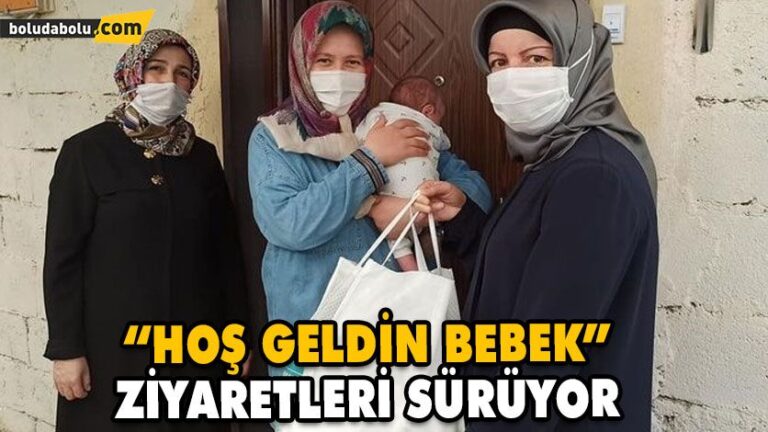 YENİ DOĞAN BEBEKLERE HEDİYELERİ VERİLDİ