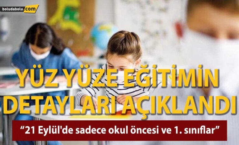 MEB, yüz yüze eğitimin detaylarını paylaştı