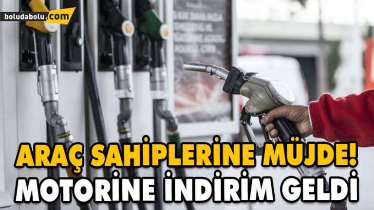 ARAÇ SAHİPLERİNE MÜJDE! MOTORİNE İNDİRİM GELDİ