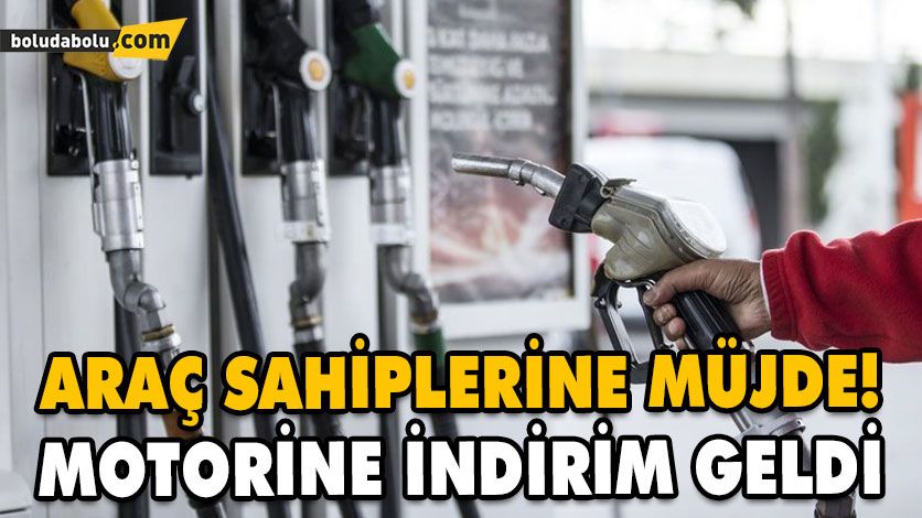 ARAÇ SAHİPLERİNE MÜJDE! MOTORİNE İNDİRİM GELDİ ARAÇ SAHİPLERİNE MÜJDE! MOTORİNE İNDİRİM GELDİ