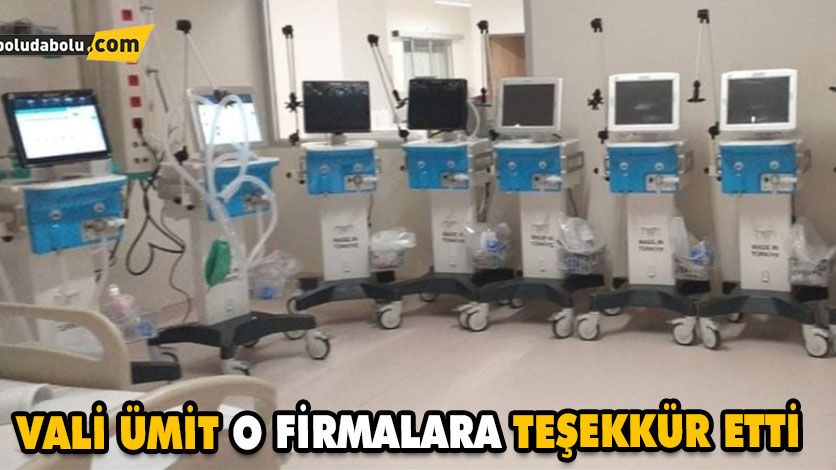 VALİ ÜMİT O FİRMALARA TEŞEKKÜR ETTİ VALİ ÜMİT O FİRMALARA TEŞEKKÜR ETTİ