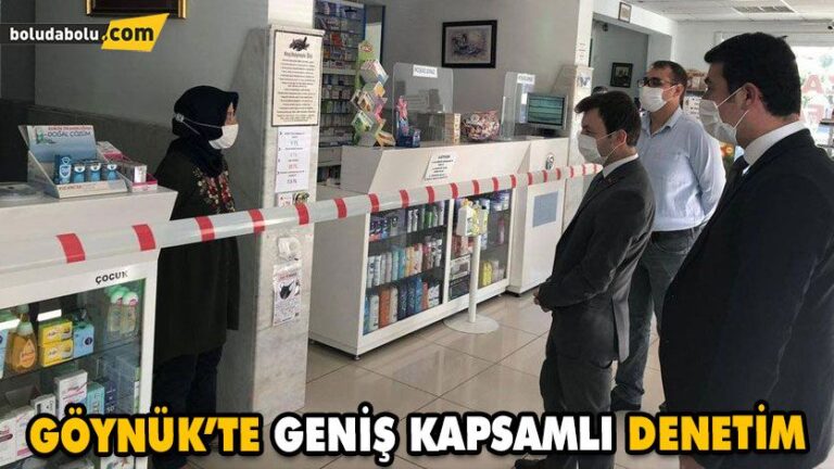 GÖYNÜK’TE GENİŞ KAPSAMLI DENETİM