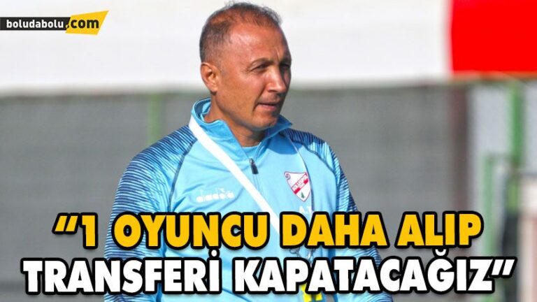 “1 OYUNCU DAHA ALIP TRANSFERİ KAPATACAĞIZ”