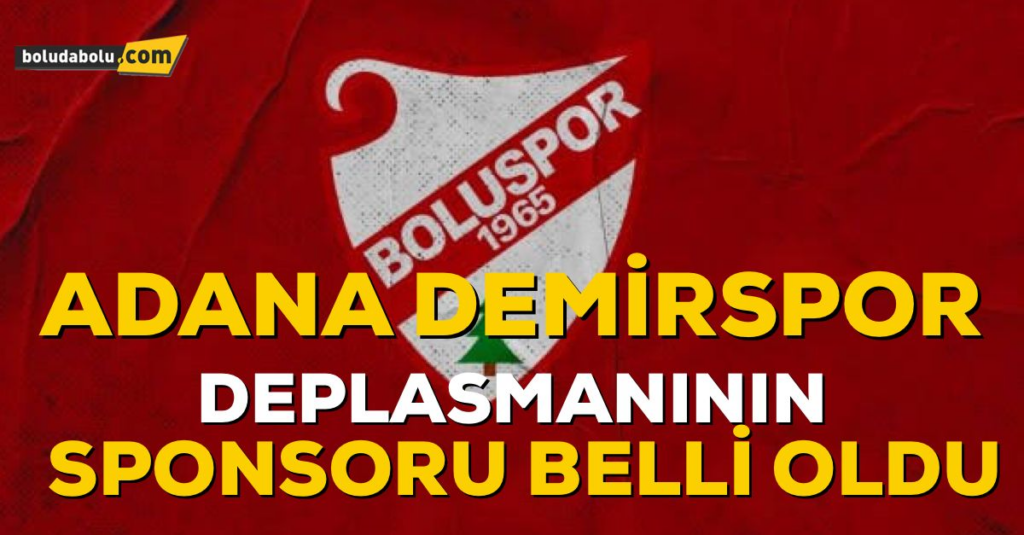 Boluspor’un ilk deplasman sponsoru belli oldu Boluspor’un ilk deplasman sponsoru belli oldu