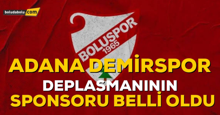 Boluspor’un ilk deplasman sponsoru belli oldu