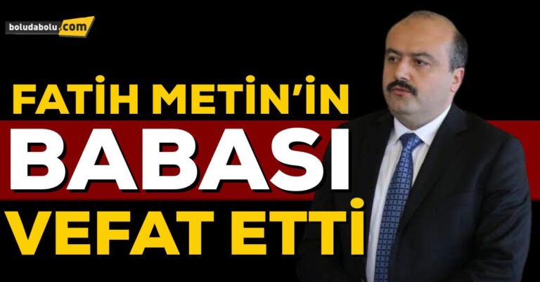 Fatih Metin’in babası koronaya yenik düştü