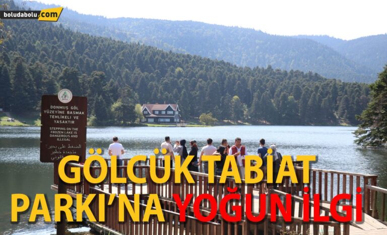 HES koduyla girilen Gölcük Tabiat Parkı’na yoğun ilgi