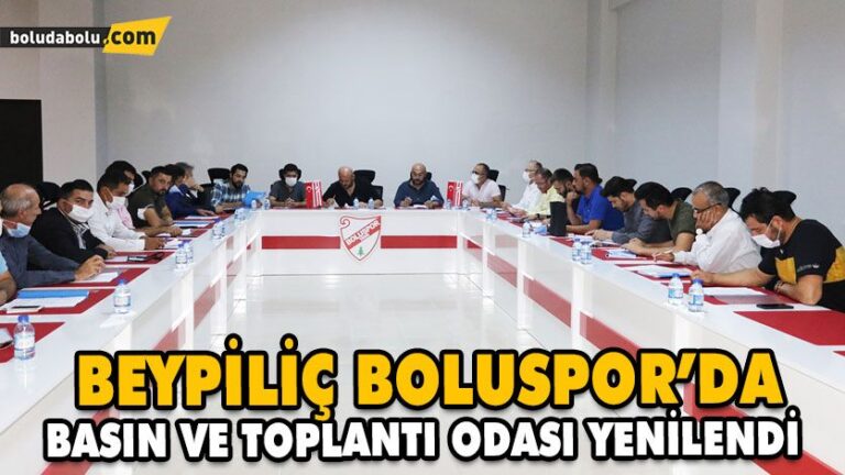 BASIN VE TOPLANTI ODASI YENİLENDİ