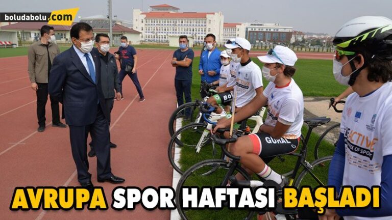 AVRUPA SPOR HAFTASI BAŞLADI