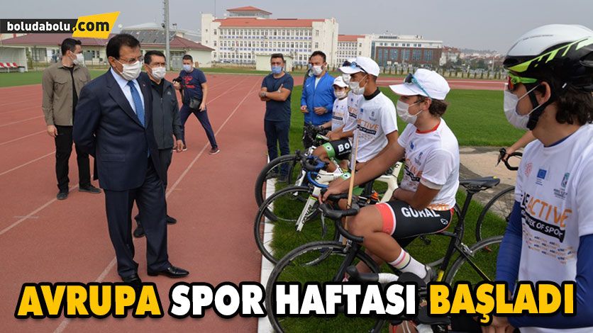 AVRUPA SPOR HAFTASI BAŞLADI AVRUPA SPOR HAFTASI BAŞLADI