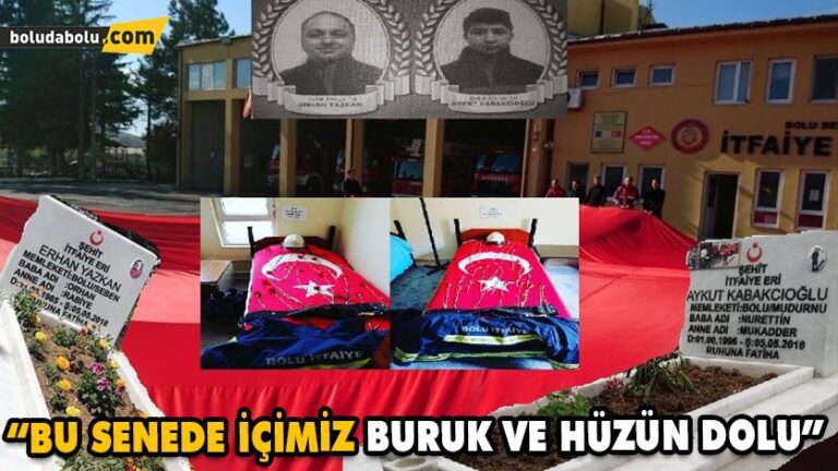 “BU SENEDE İÇİMİZ BURUK VE HÜZÜN DOLU”
