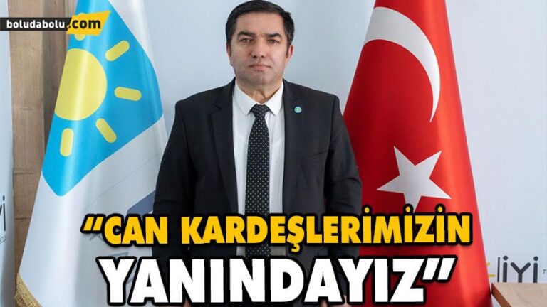 “CAN KARDEŞLERİMİZİN YANINDAYIZ”