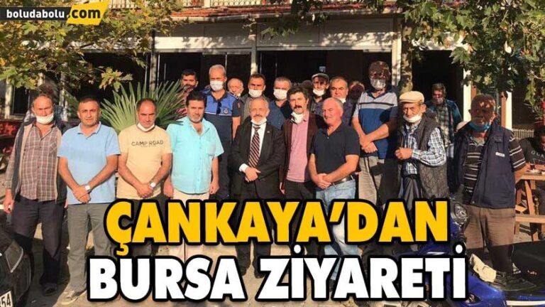 ÇANKAYA, BURSA’DAKİ GÖYNÜKLÜLERE ZİYARET ETTİ