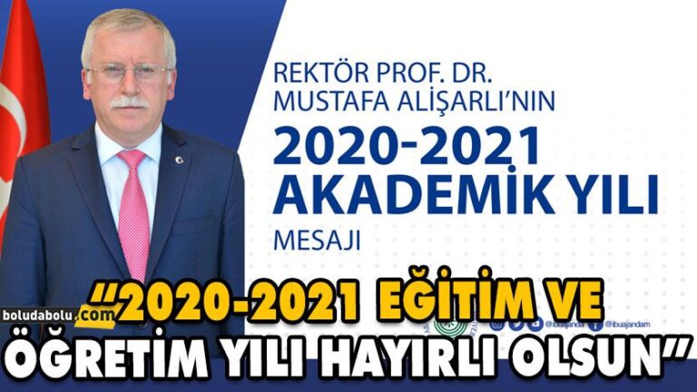 “2020-2021 EĞİTİM VE ÖĞRETİM YILI HAYIRLI OLSUN”