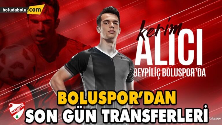 BOLUSPOR’DA 3 TRANSFER 2 AYRILIK
